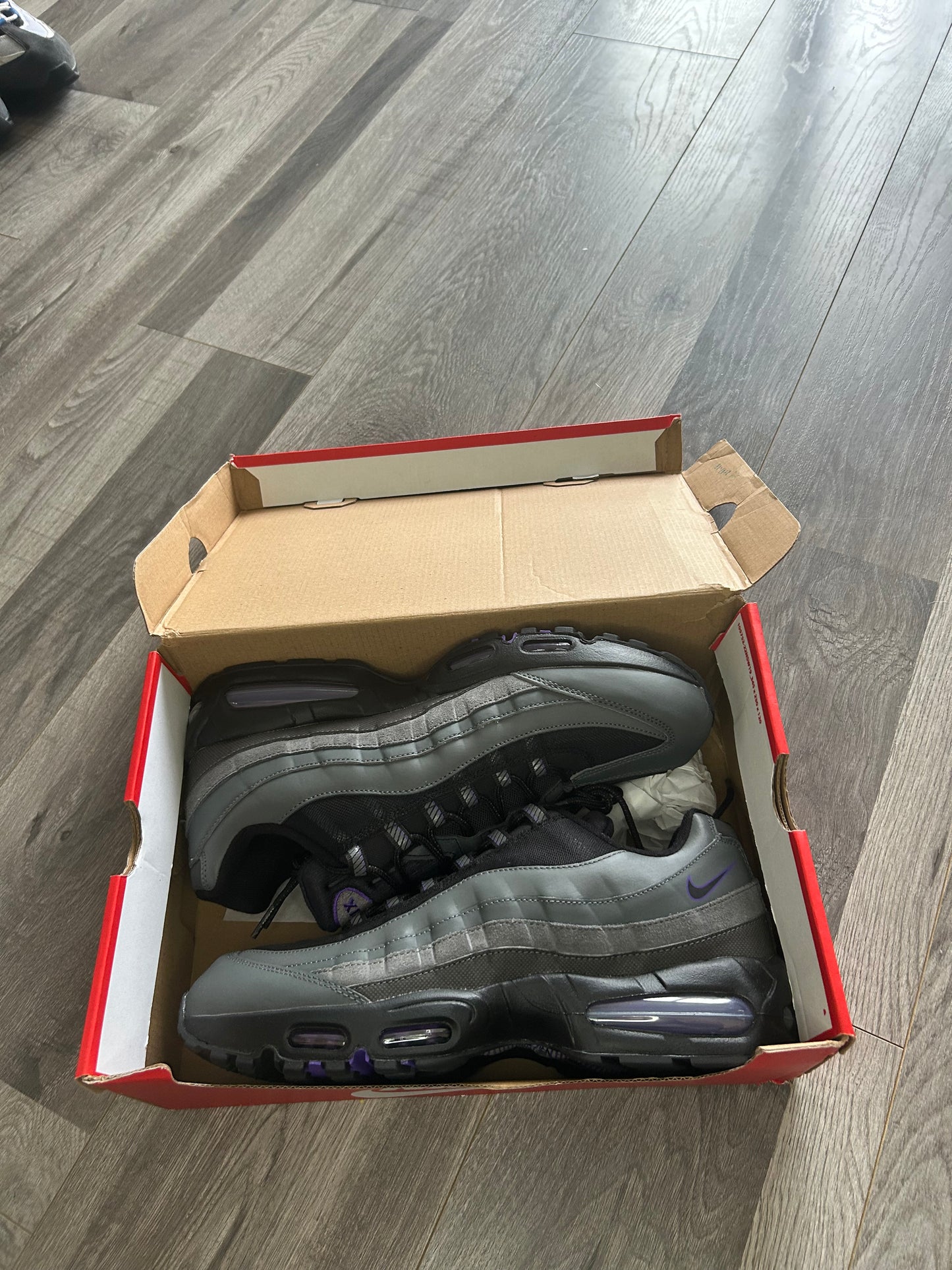 Nike Airmax 95 wild grape big bubble uk 12 new