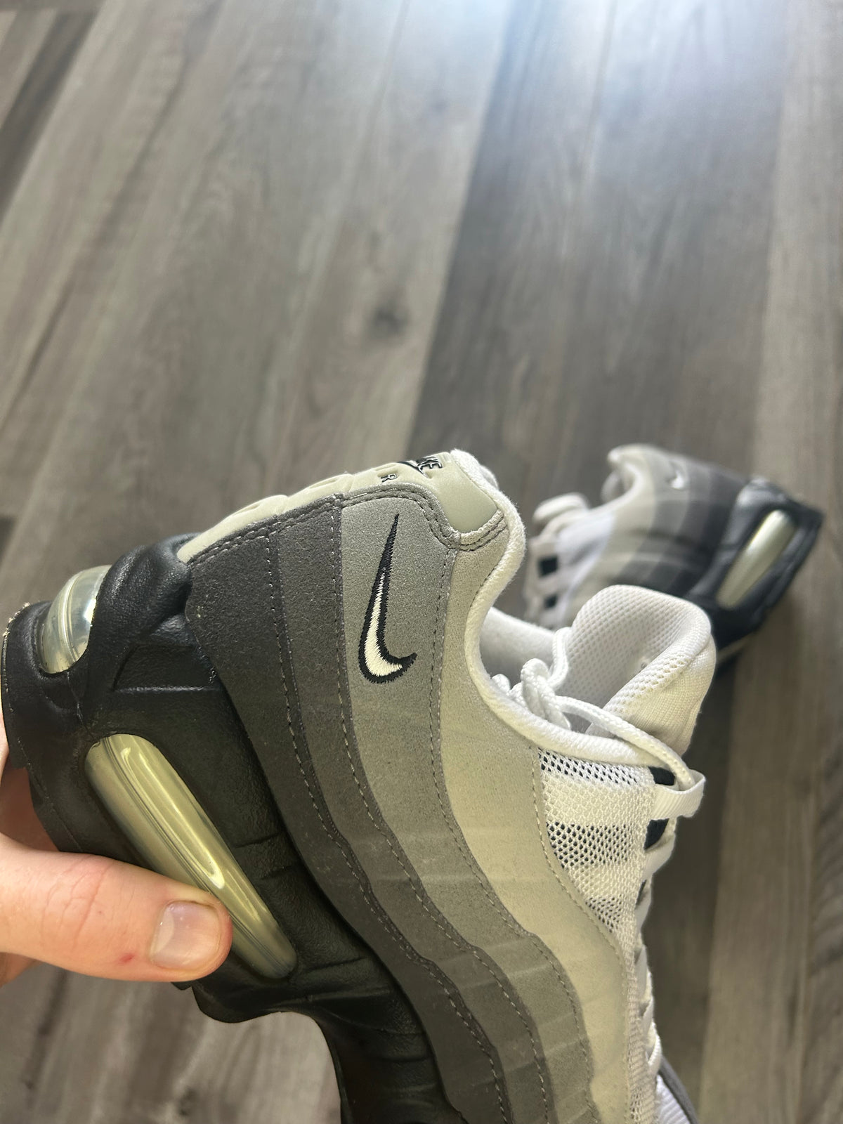 Nike Airmax 95 granite big bubble used uk 8