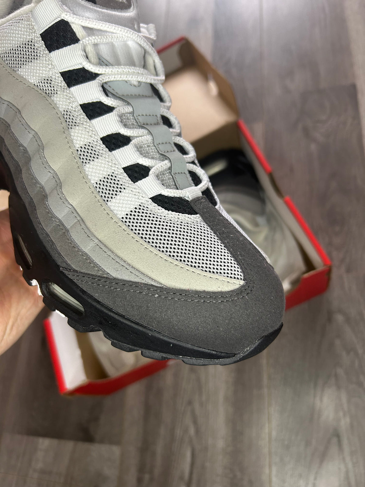 Nike Airmax 95 granite big bubble used uk 9