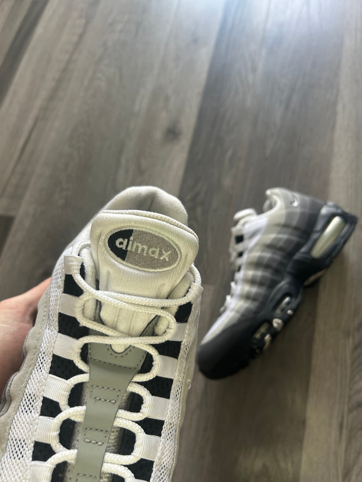 Nike Airmax 95 granite big bubble used uk 8