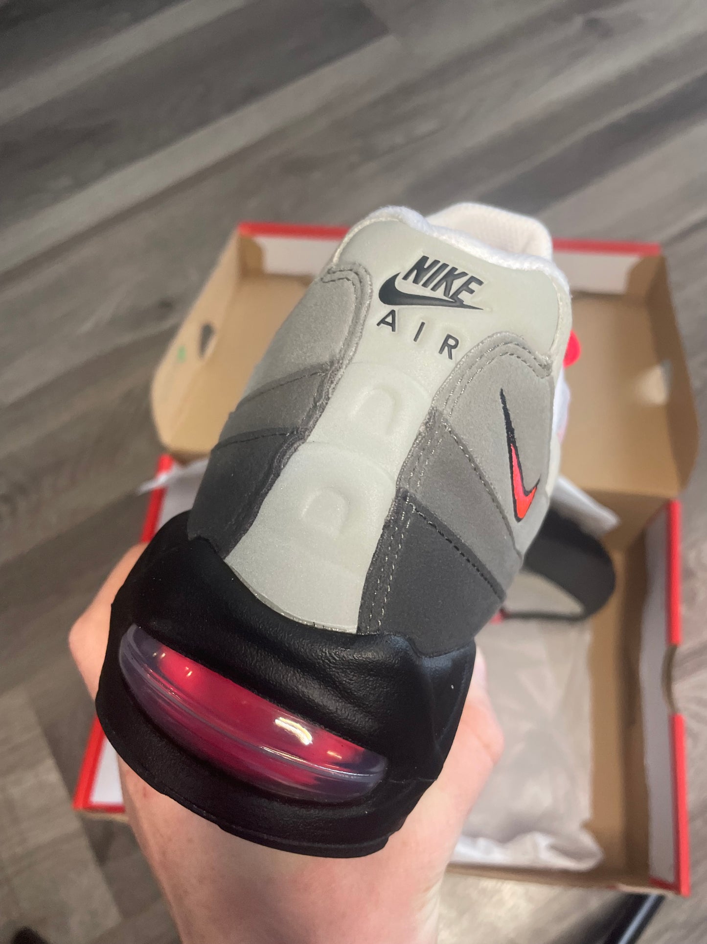 Nike air max 95 solar red big bubble 2025 new