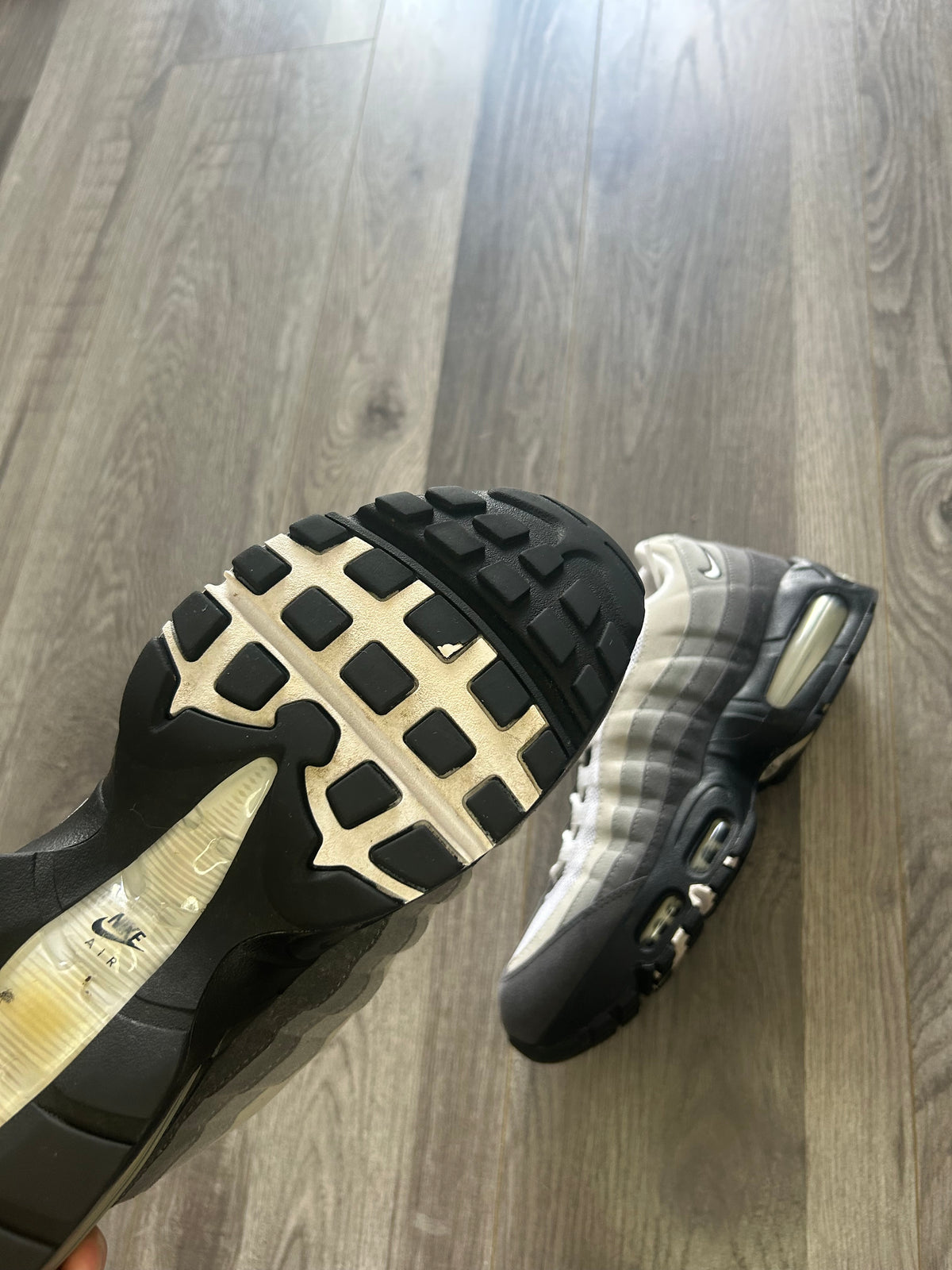 Nike Airmax 95 granite big bubble used uk 8