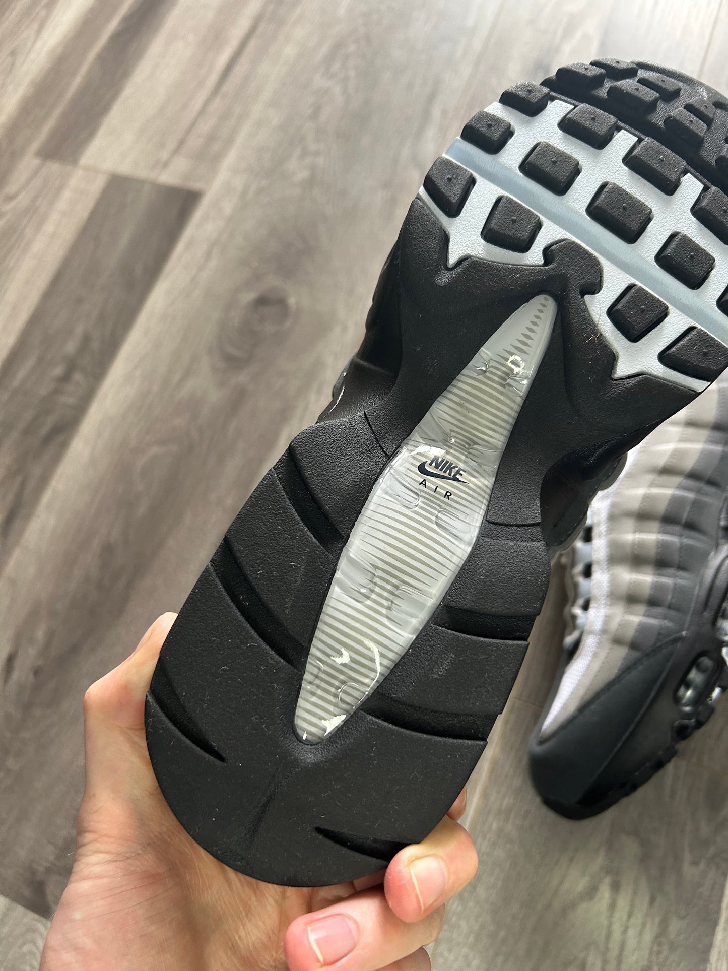 Nike Airmax 95 blue tint big bubble uk 11 tried on