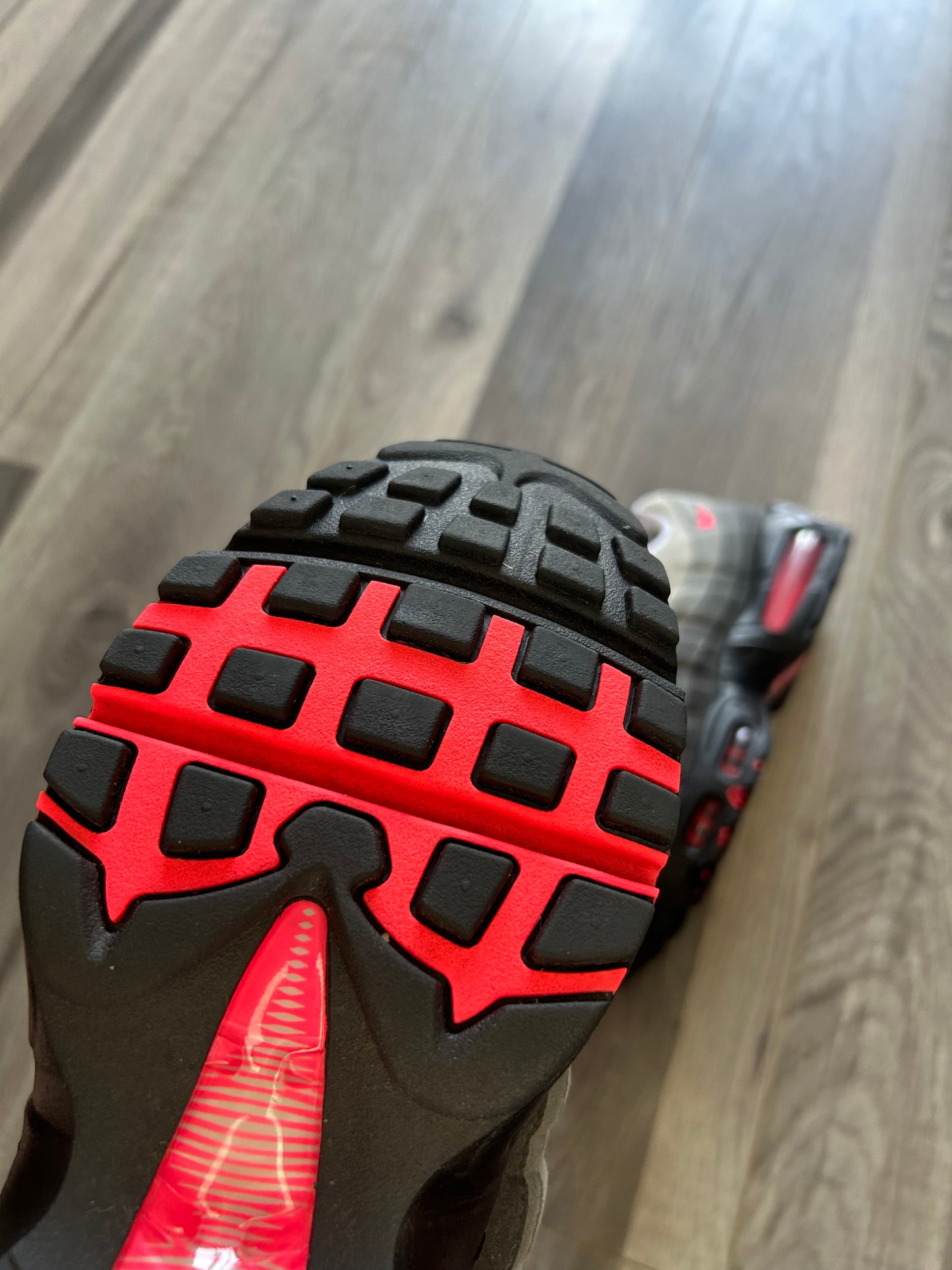 Nike Airmax 95 solar red big bubble uk 8 used