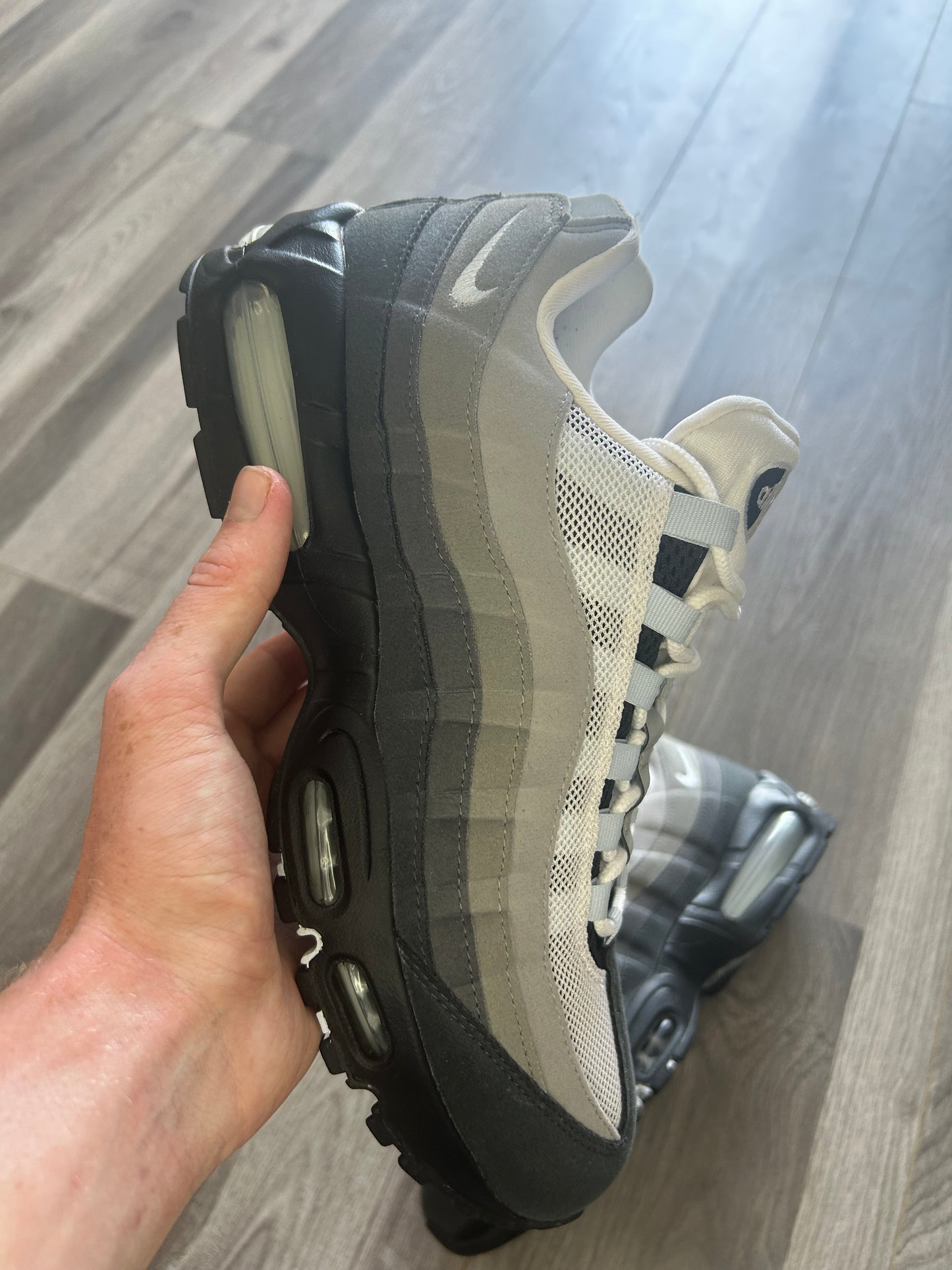 Nike Airmax 95 blue tint big bubble uk 9.5 used