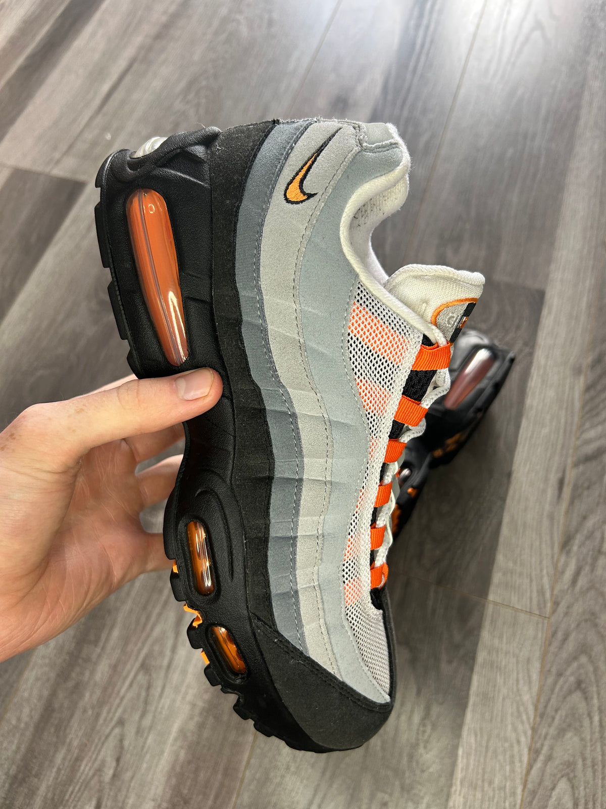 Nike Airmax 95 mandarin big bubble uk 8.5 used