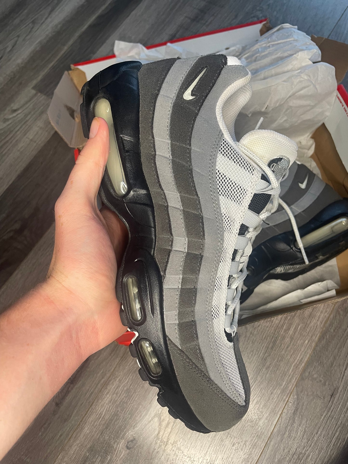 Nike air max 95 grey jewel Uk 10 used