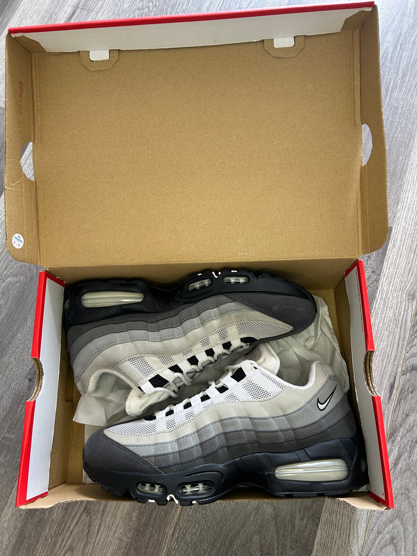 Nike Airmax 95 granite big bubble Uk 8 used