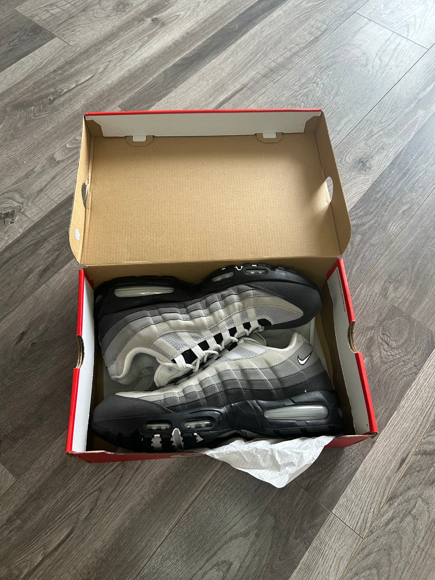 Nike Airmax 95 granite big bubble used uk 12
