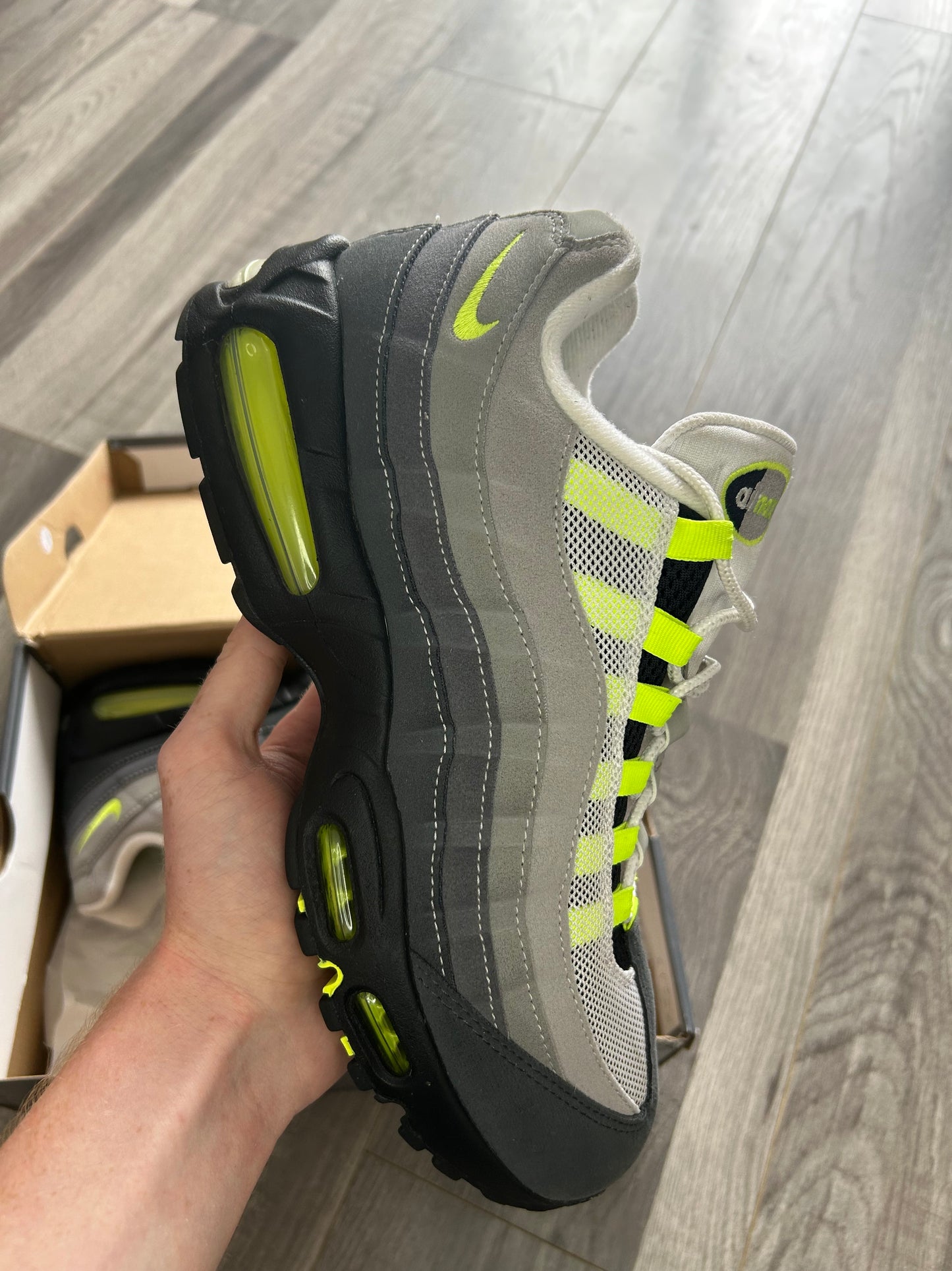 Nike Airmax 95 neon big bubble 2026 uk 10 used