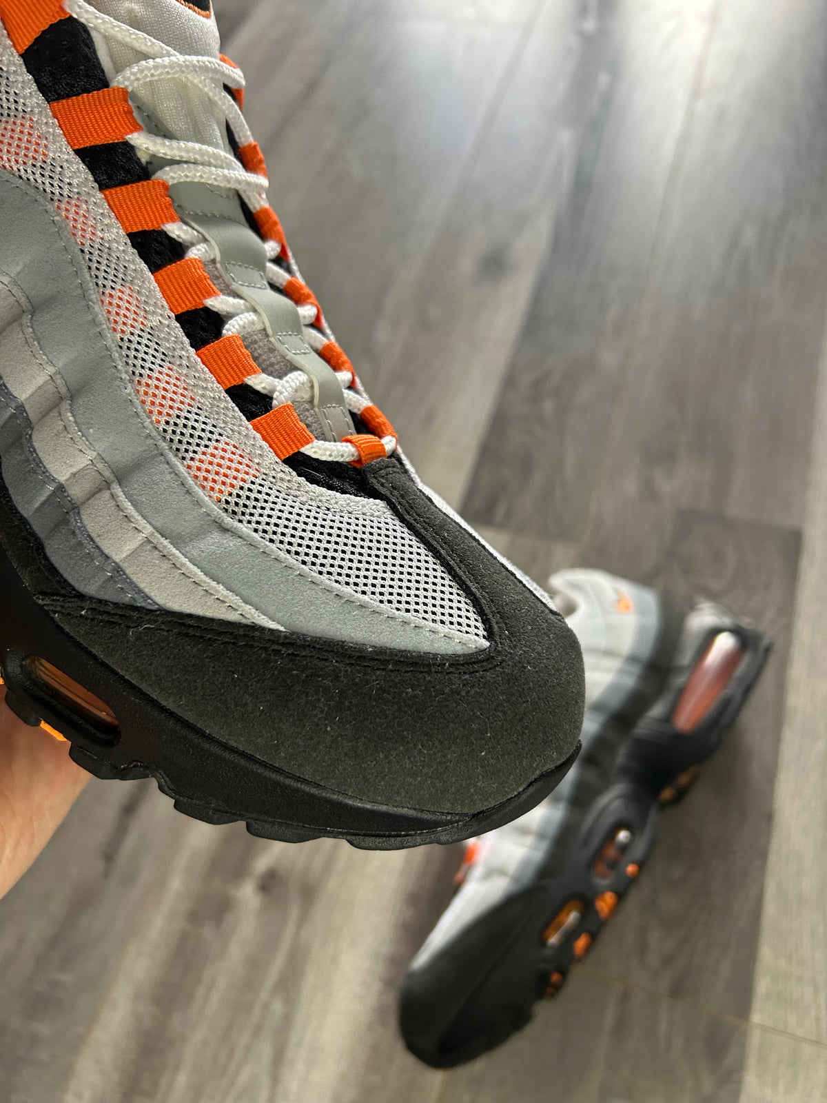 Nike Airmax 95 mandarin big bubble uk 8.5 used