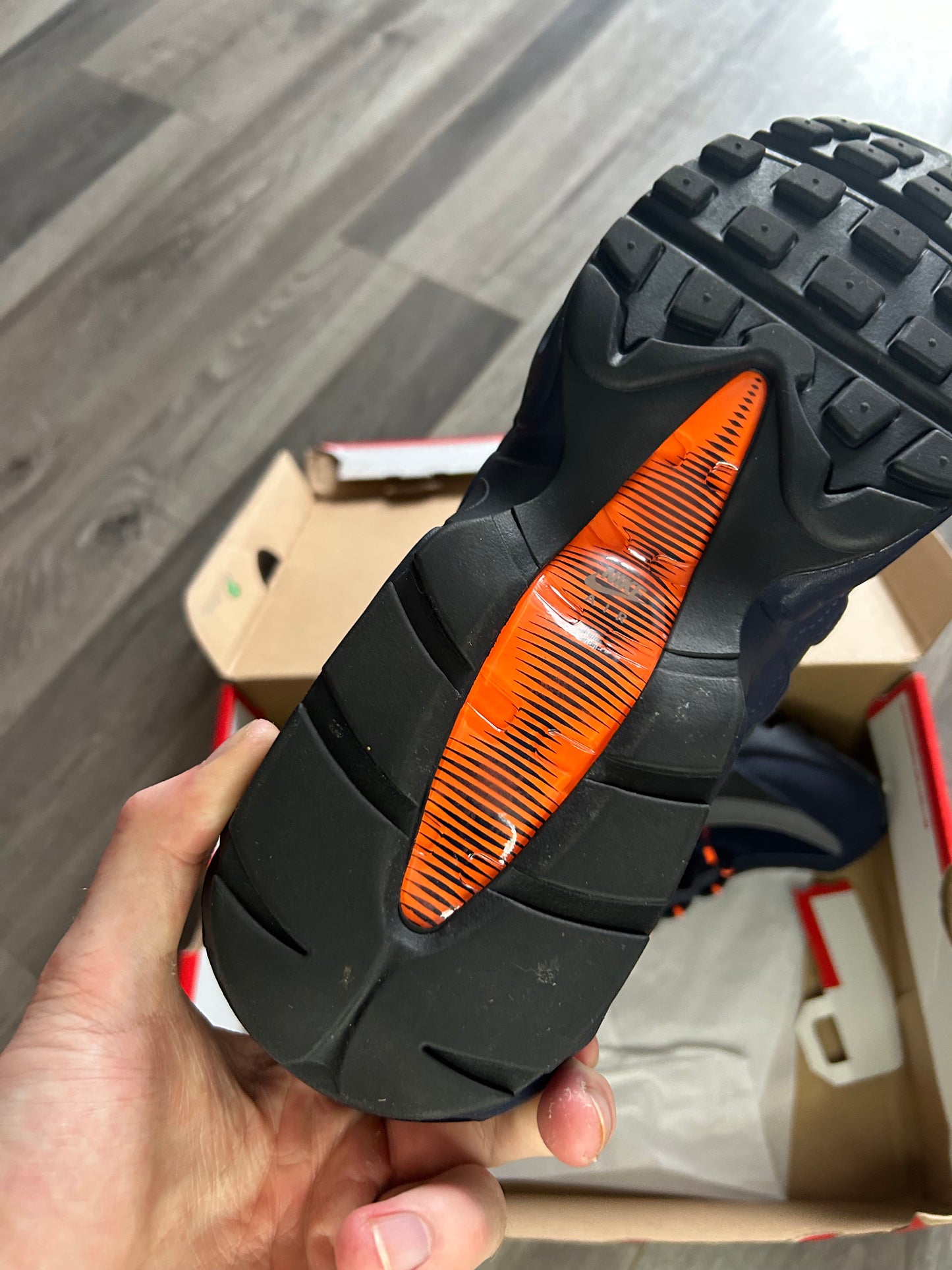 Nike Airmax 95 obsidian total orange uk 12 used
