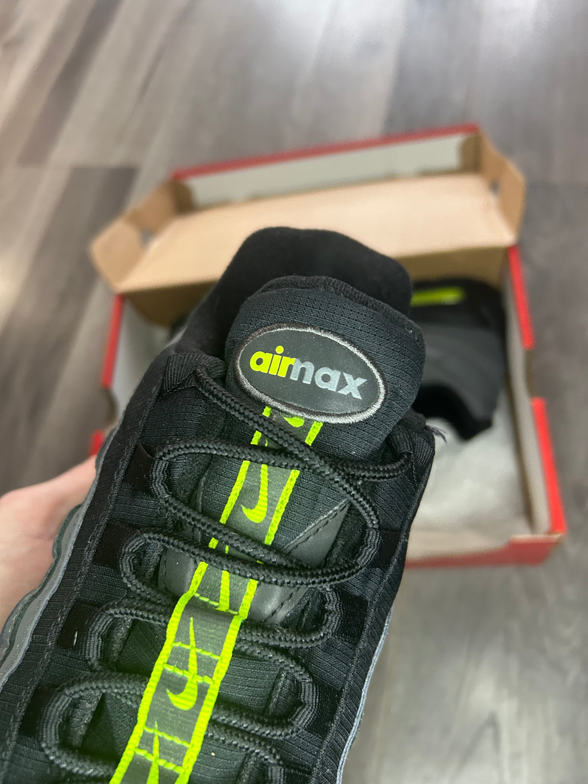 Nike Airmax 95 iron grey volt uk 9 used