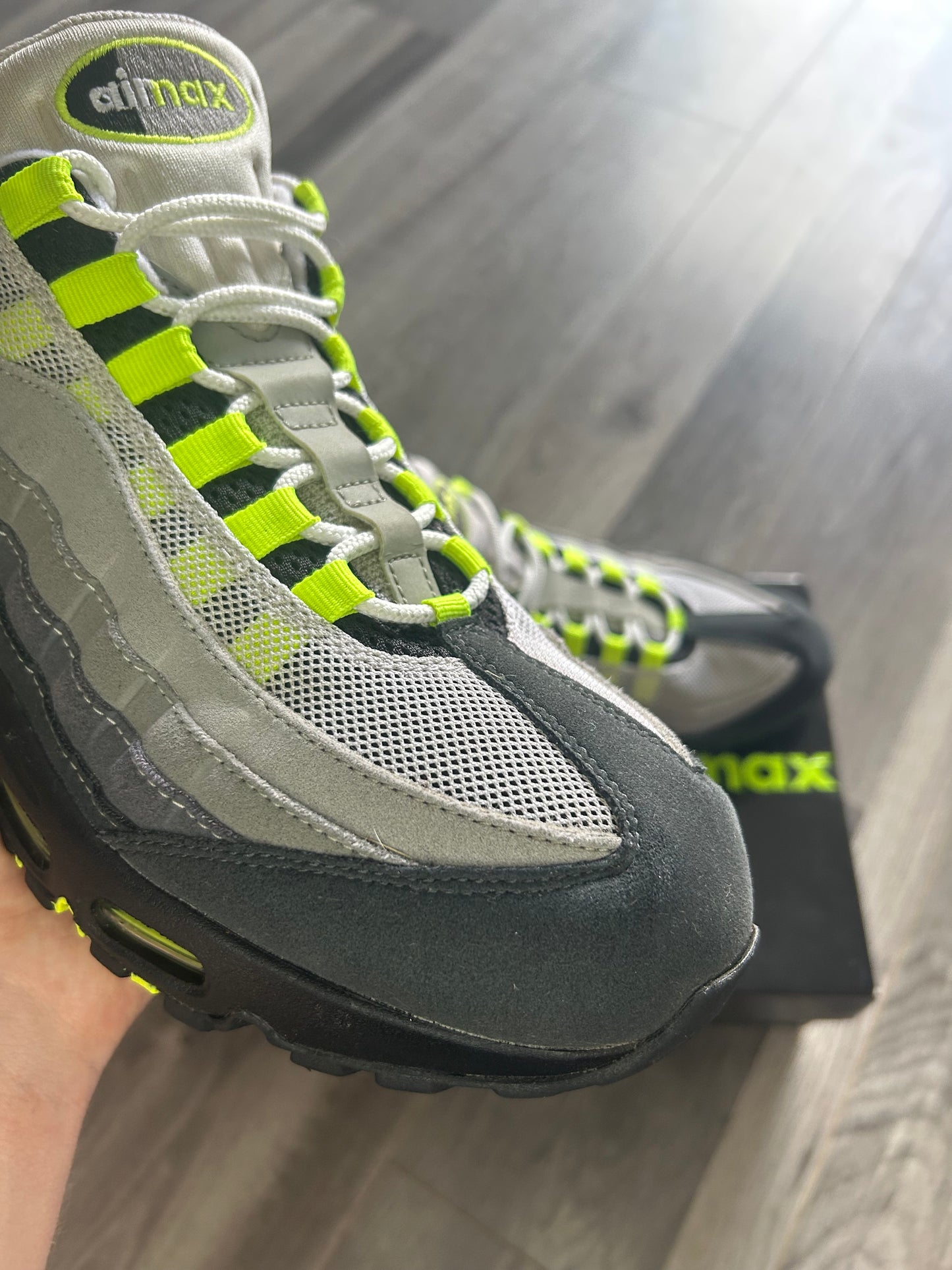Nike Airmax 95 big bubble neon 2026 uk 10.5 used