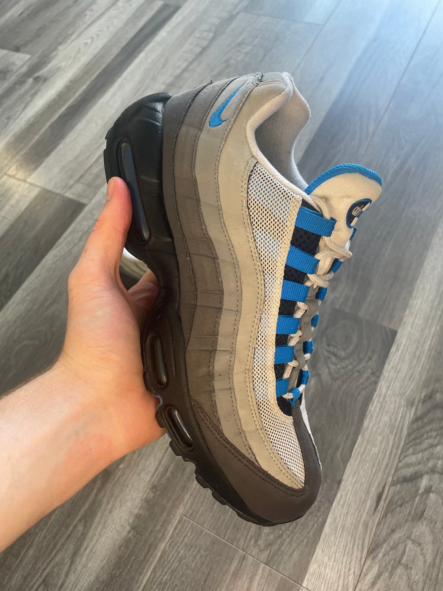 Nike air max 95 crystal blue Uk 8.5 (used)