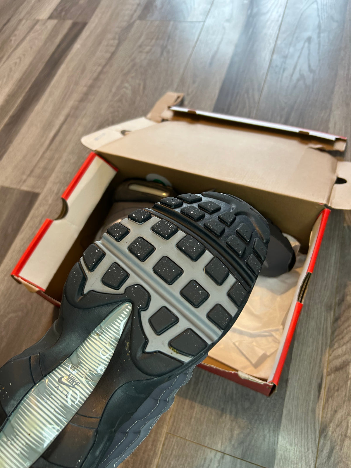 Nike Airmax 95 dark grey anthracite uk 12 used
