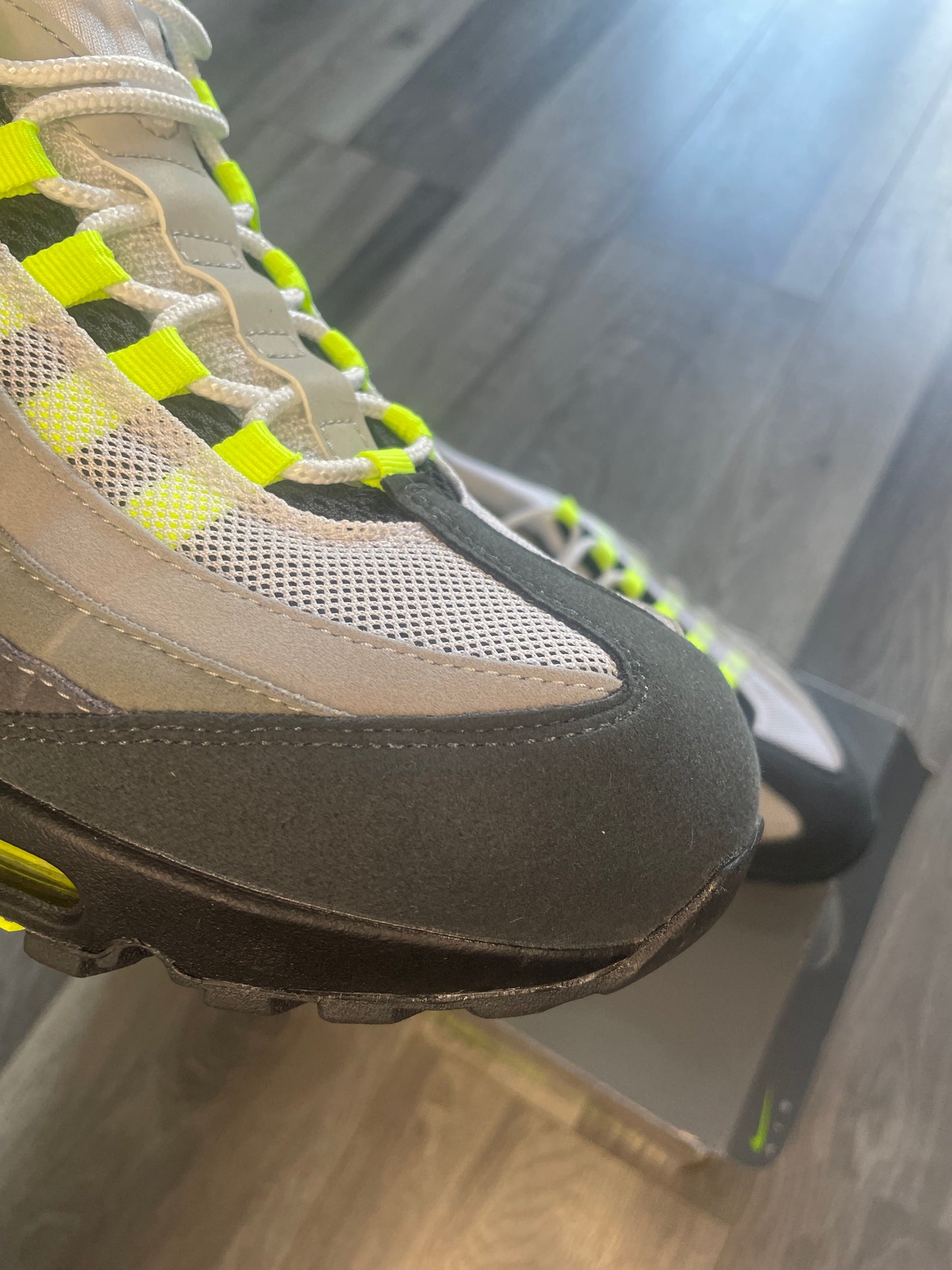 Nike air max 95 neon 2025 big bubble Uk 11 used
