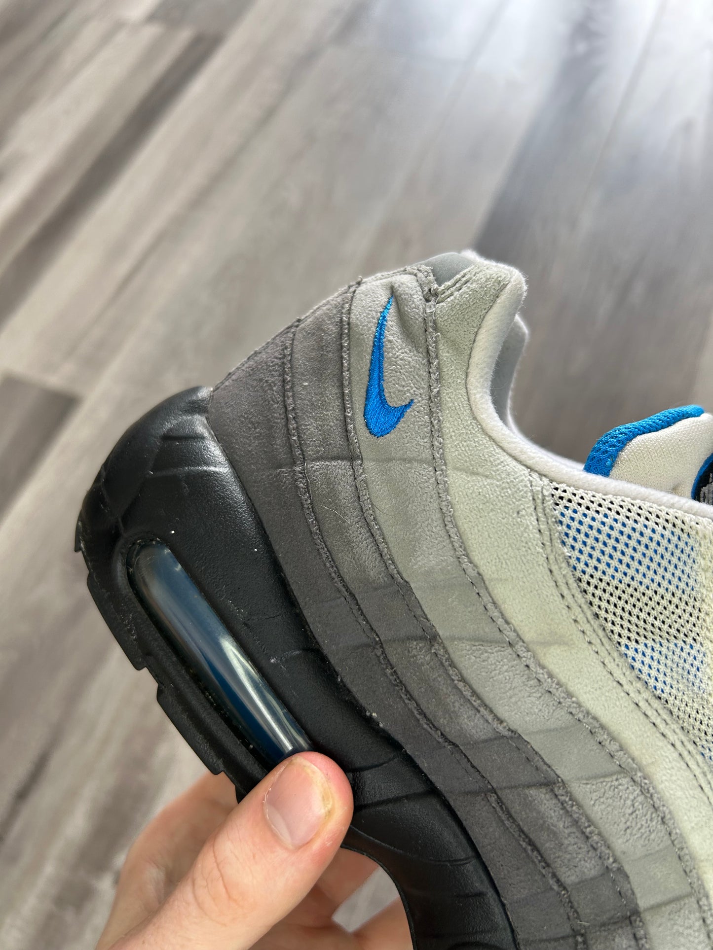 Nike airmax 95 crystal blue 2018 uk 8 used