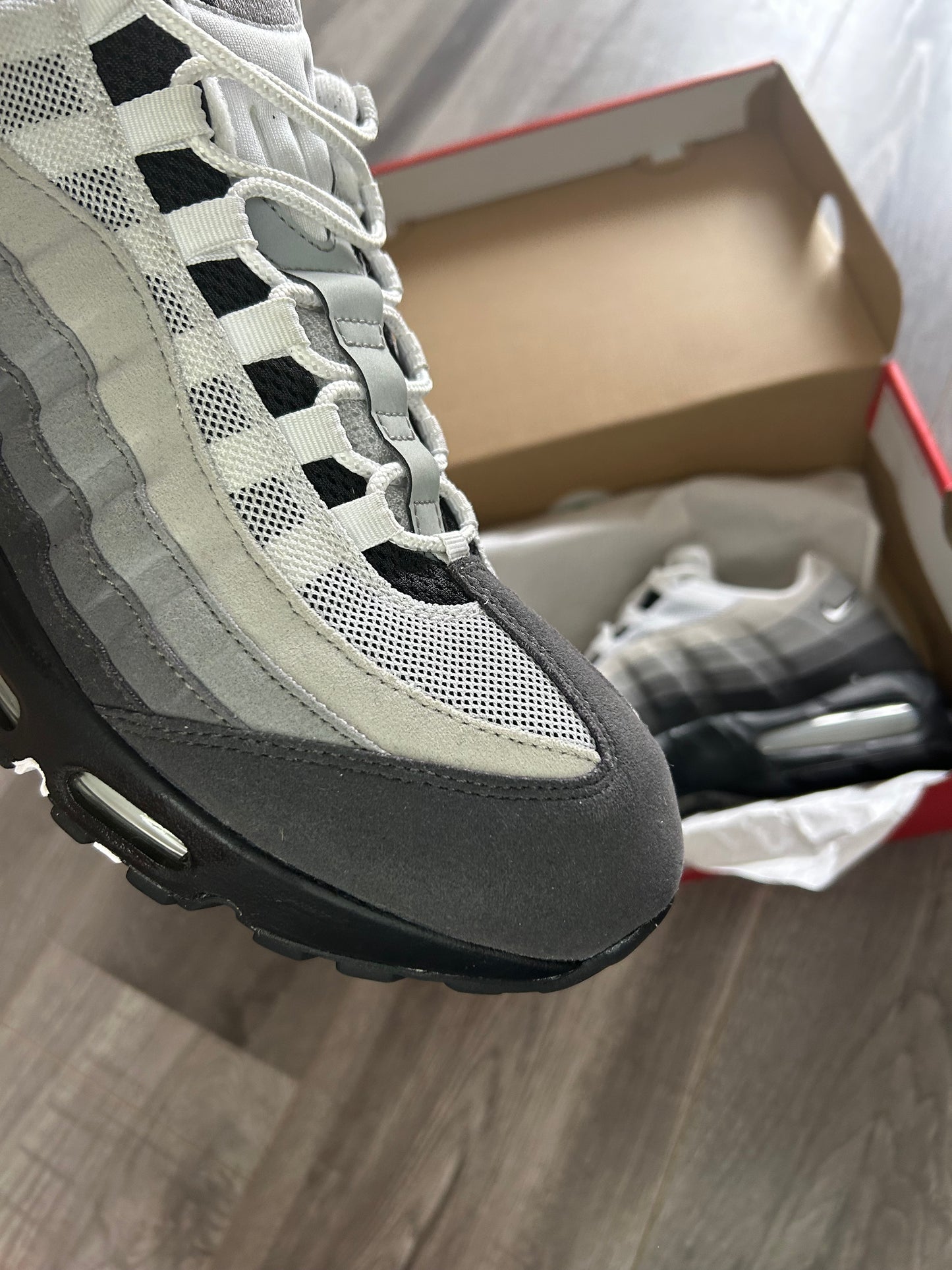 Nike Airmax 95 granite big bubble used uk 12