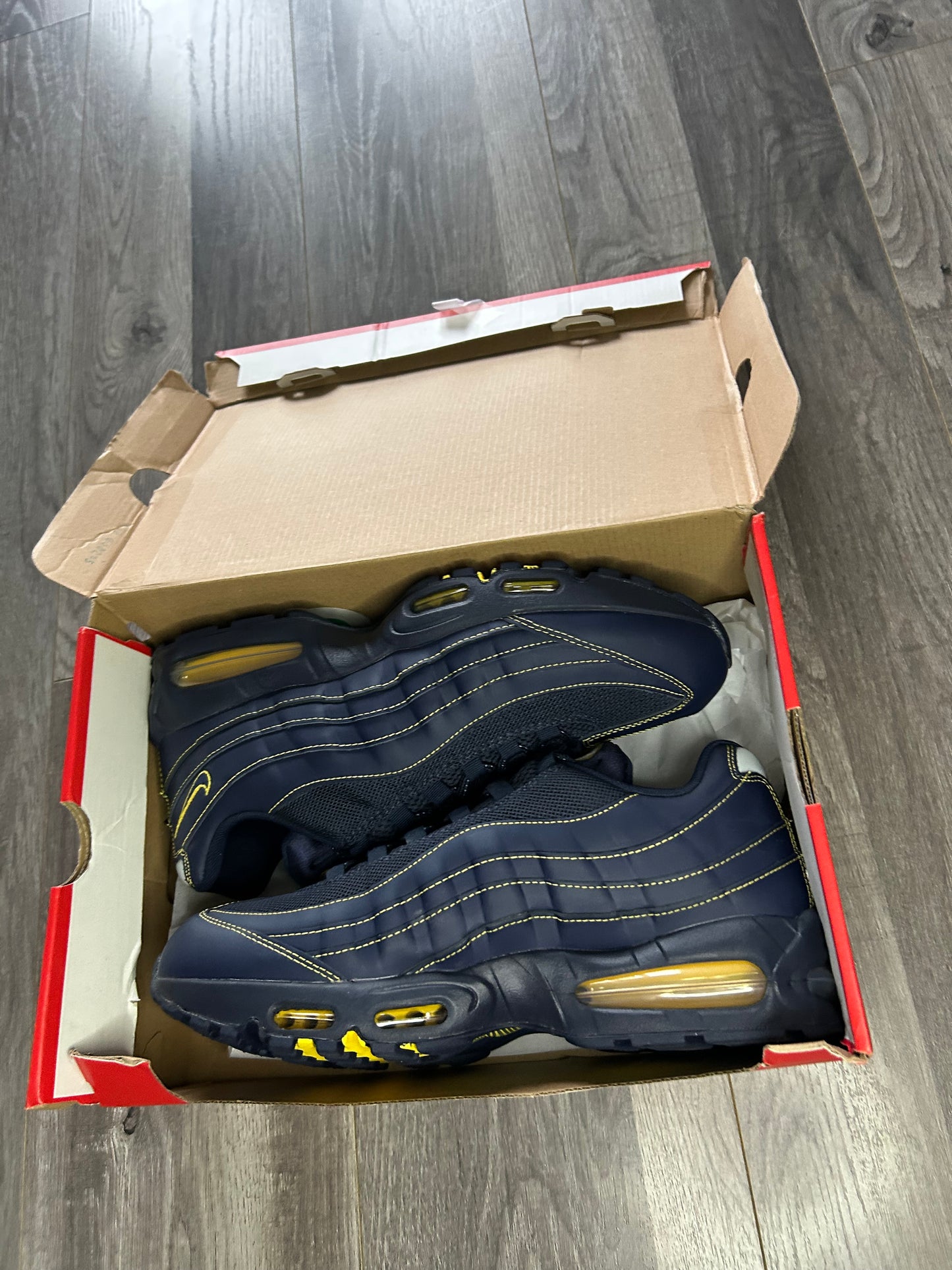 Nike Airmax 95 big bubble obsidian varsity uk 12 used