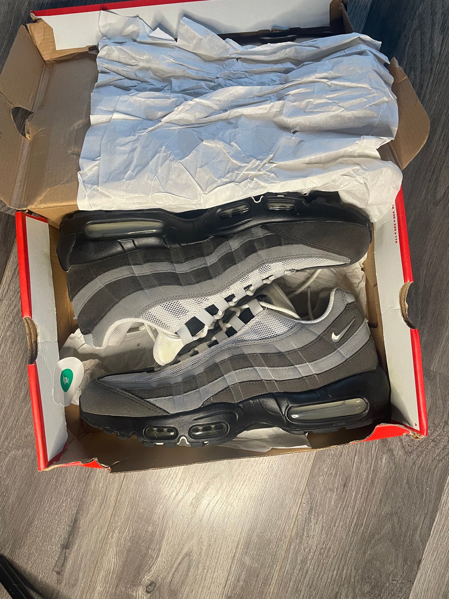 Nike air max 95 grey jewel Uk 10 used
