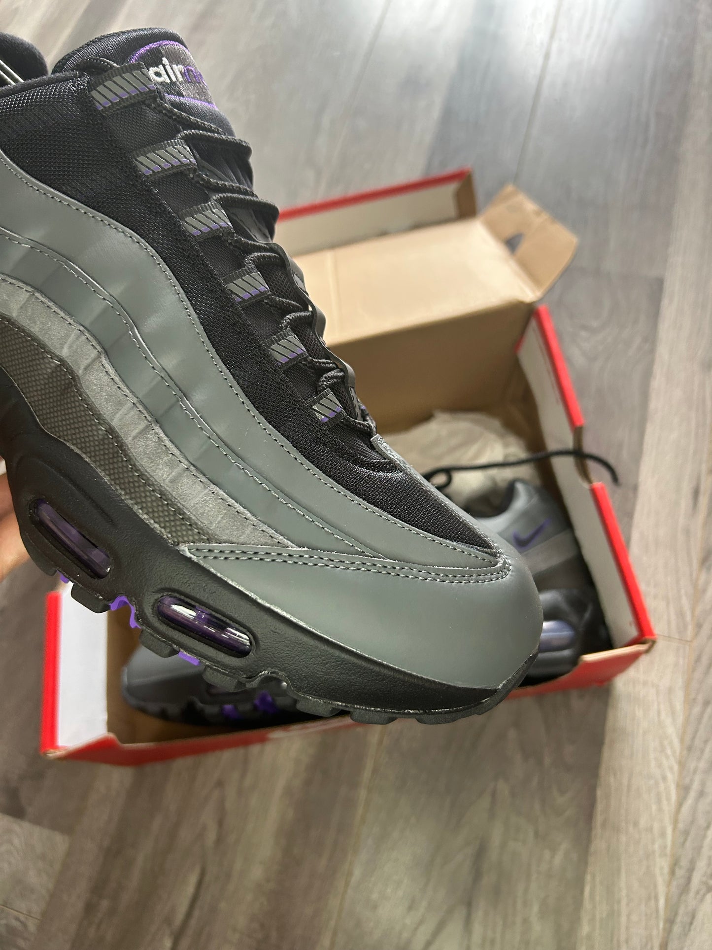 Nike Airmax 95 wild grape big bubble uk 12 new