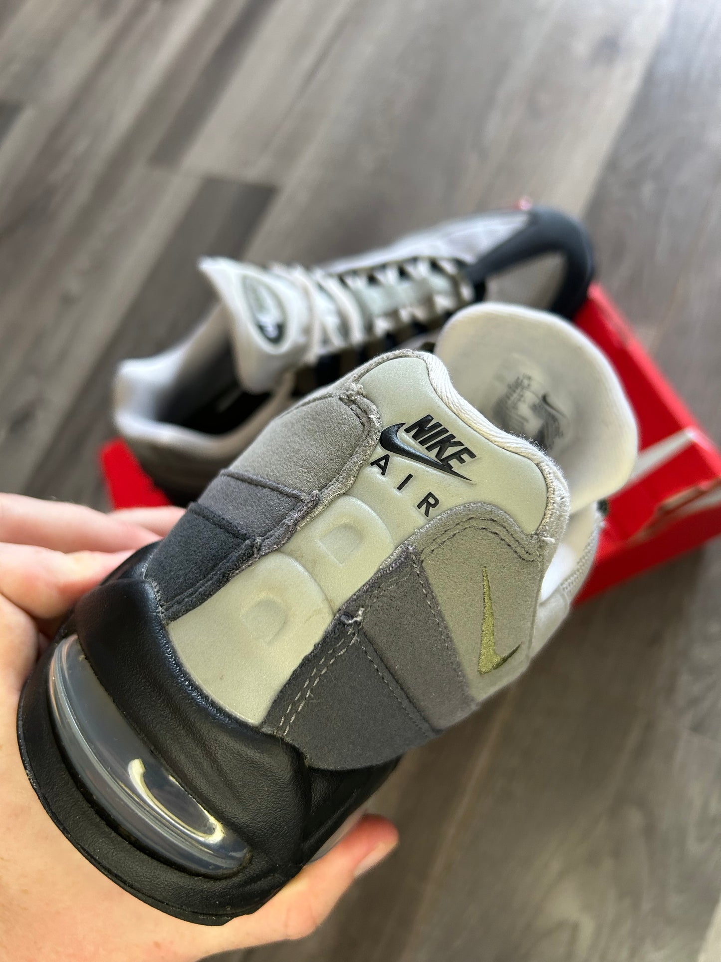 Nike Airmax 95 big bubble olive uk 9 used
