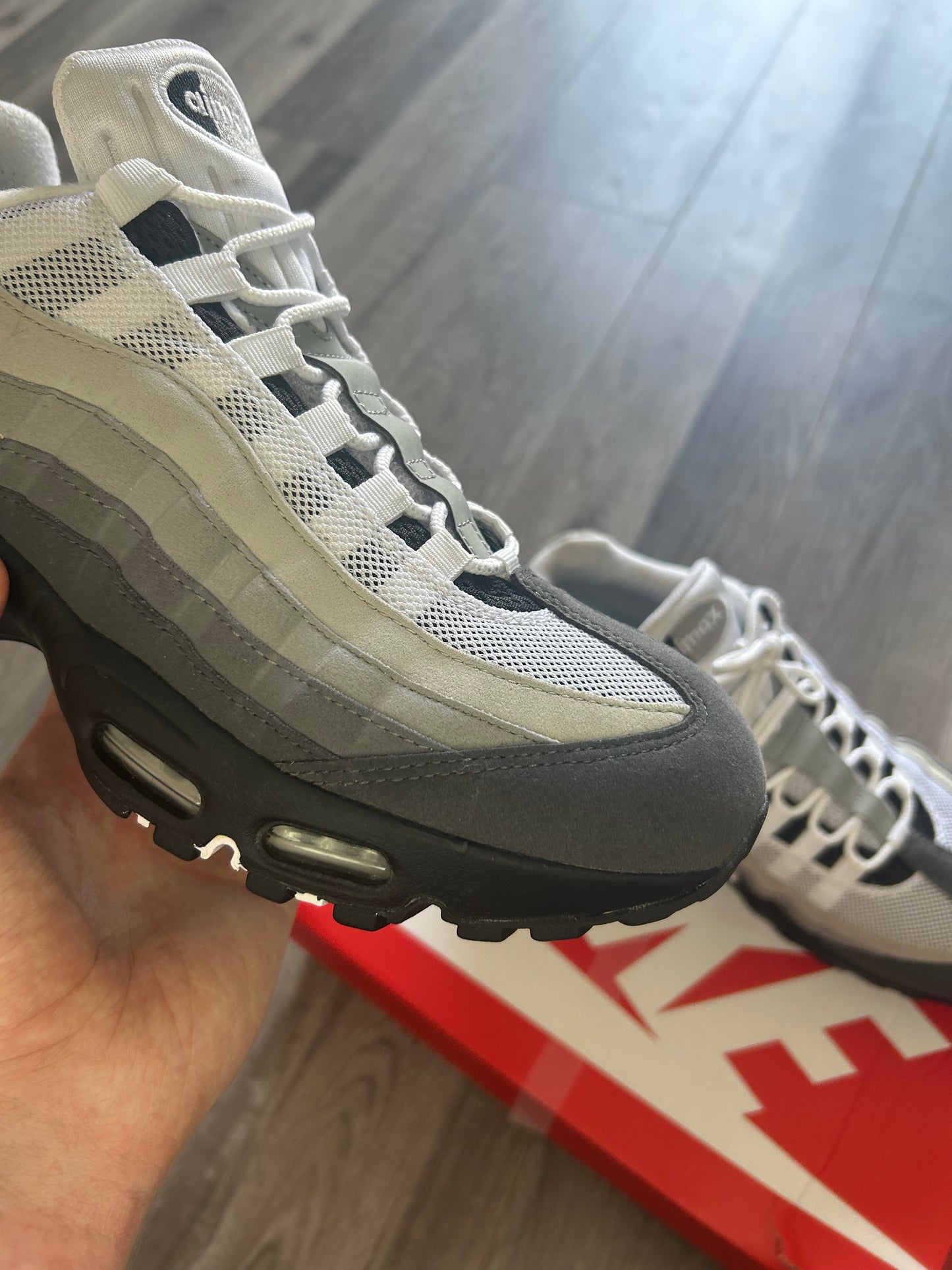 Nike Airmax 95 granite big bubble uk 9 used