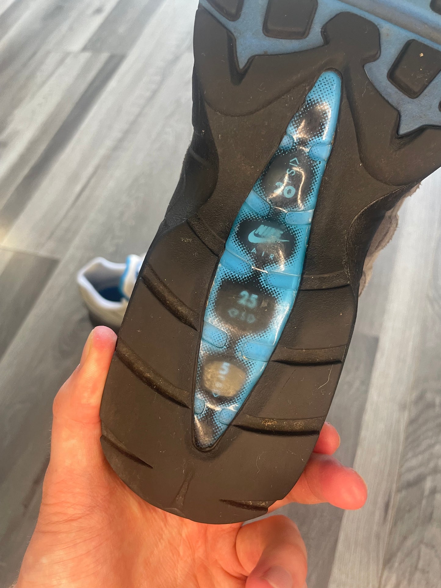Nike air max 95 crystal blue Uk 8.5 (used)
