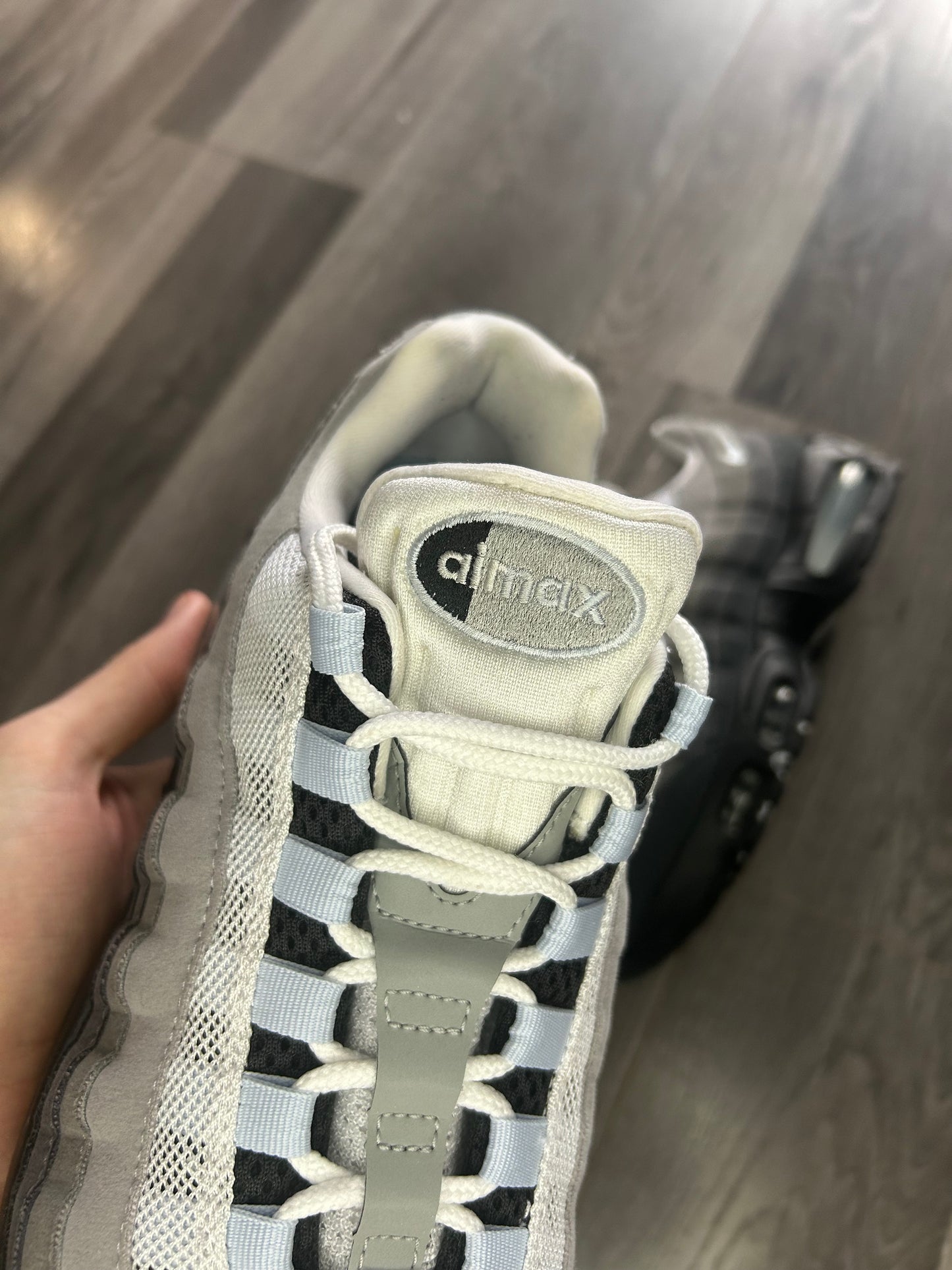 Nike Airmax 95 blue tint big bubble uk 8.5 used