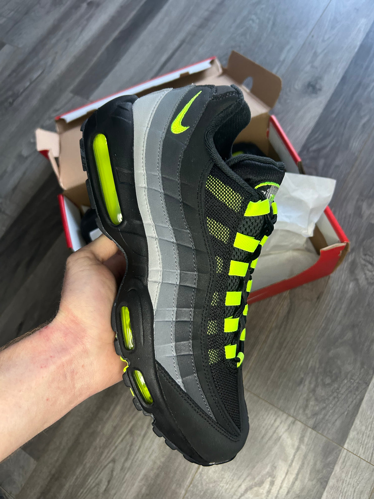 Nike Airmax 95 reverse neon uk 10.5 unworn