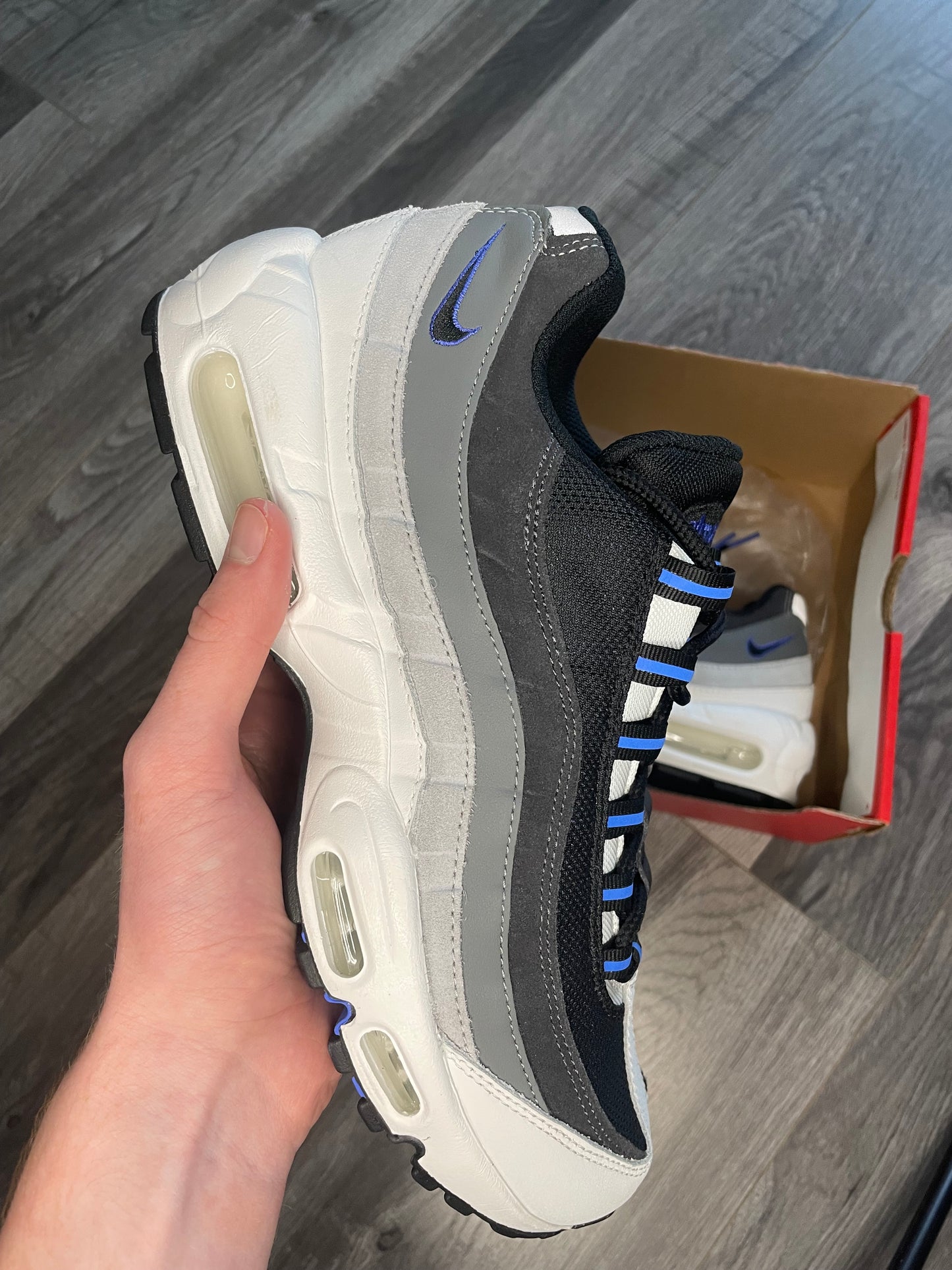 Air max 95 medium blue Uk 9 brand new