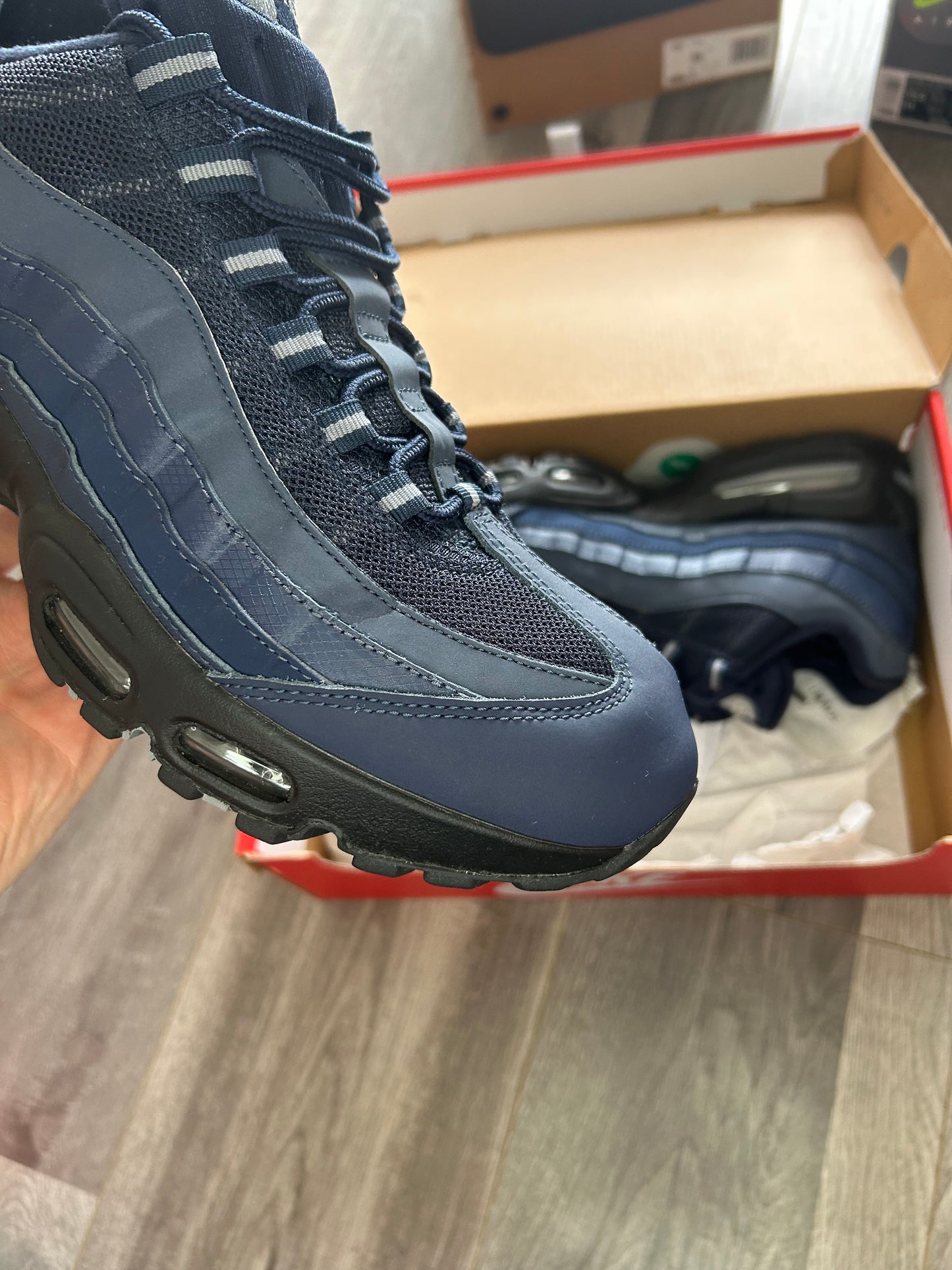 Nike Airmax 95 thunder blue big bubble uk 10 used