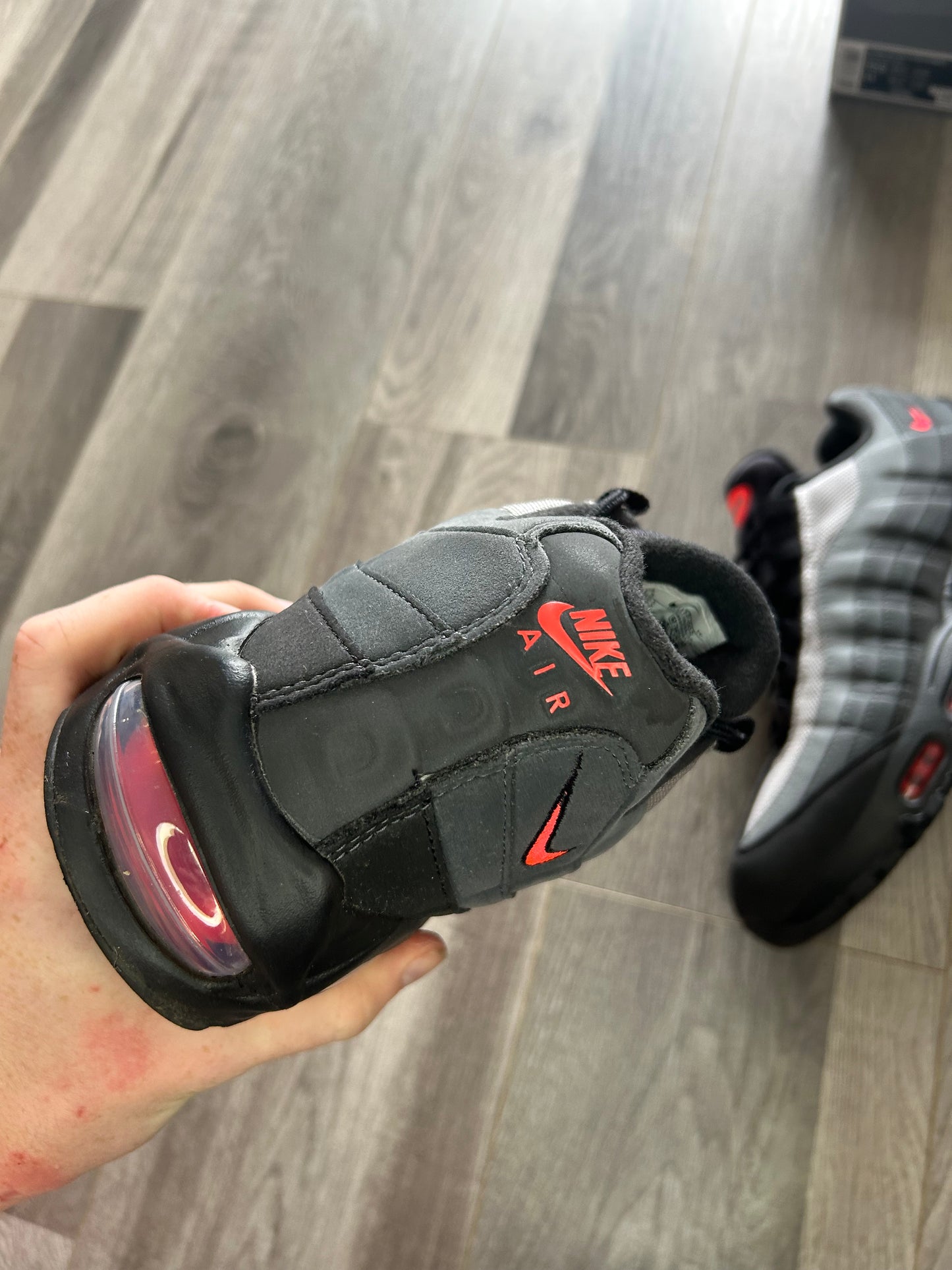 Nike Airmax 95 big bubble Dracula uk 10 used