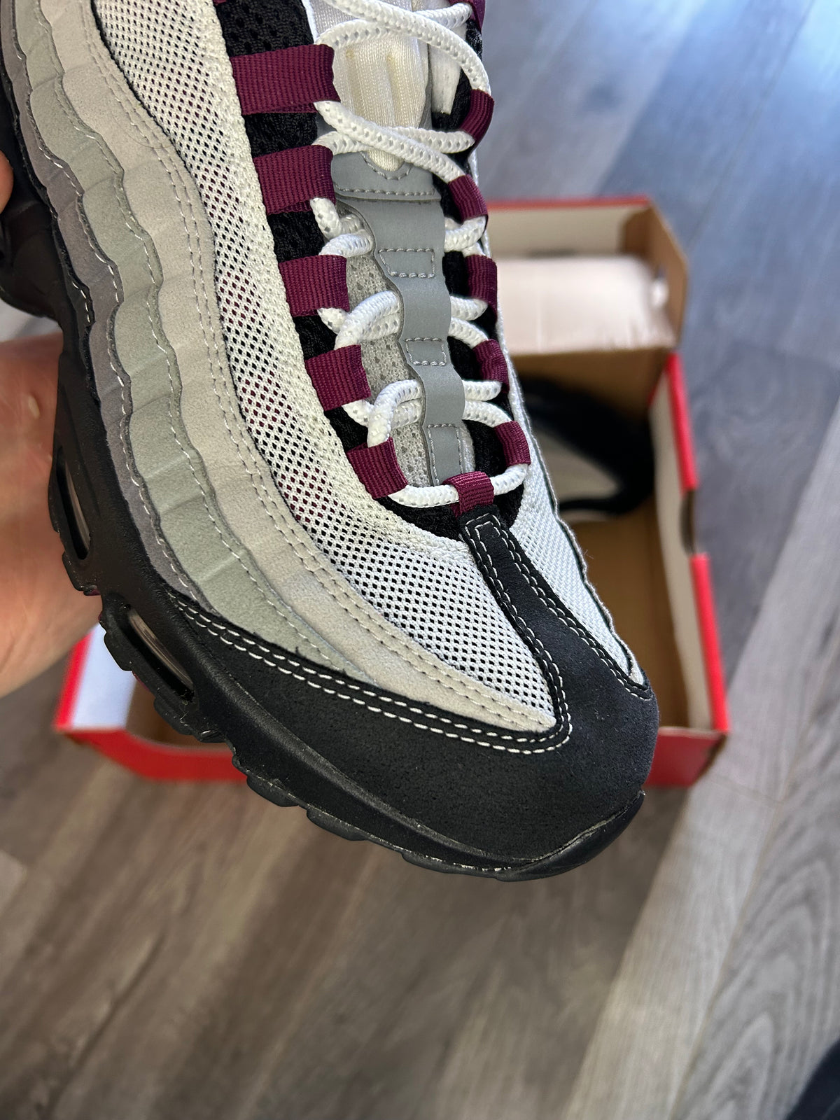 Nike Airmax 95 beetroot uk 8 used