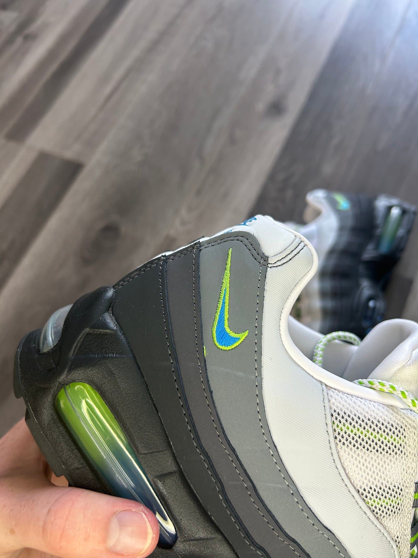 Nike Airmax 95 Green Apple big bubble 2026 uk 9 used