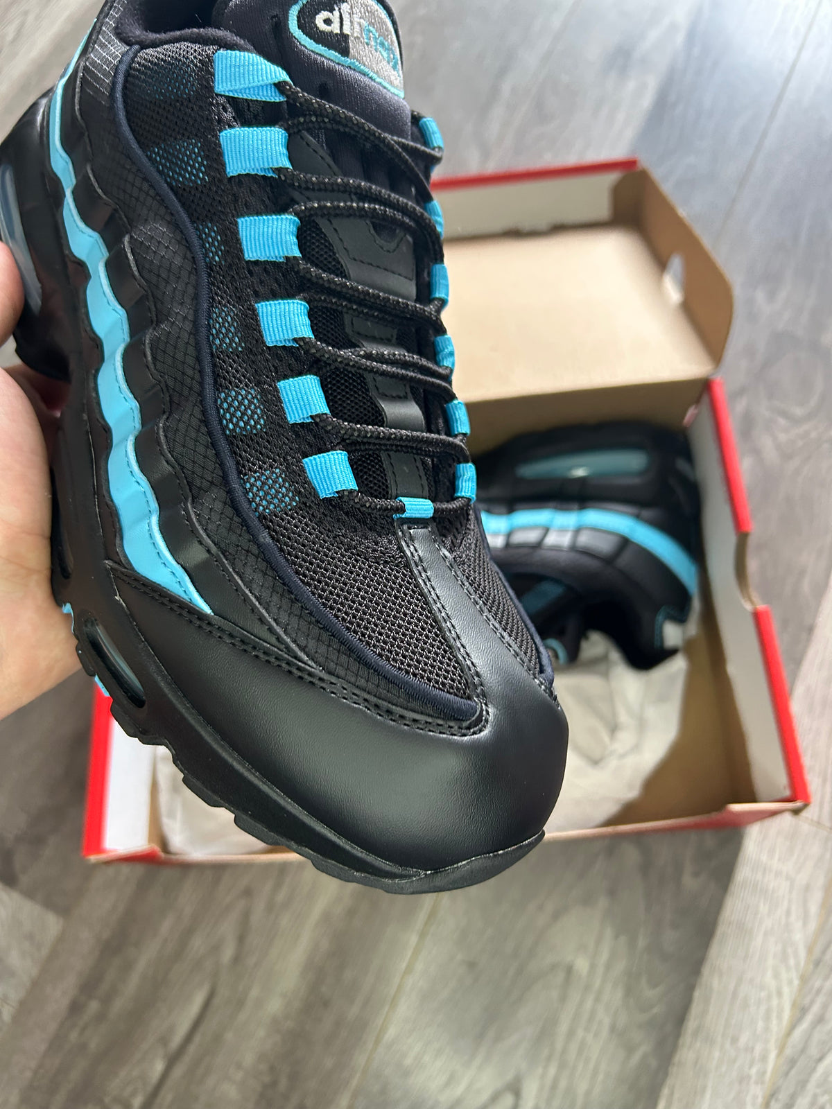 Nike Airmax 95 Baltic blue black uk 10.5 unworn