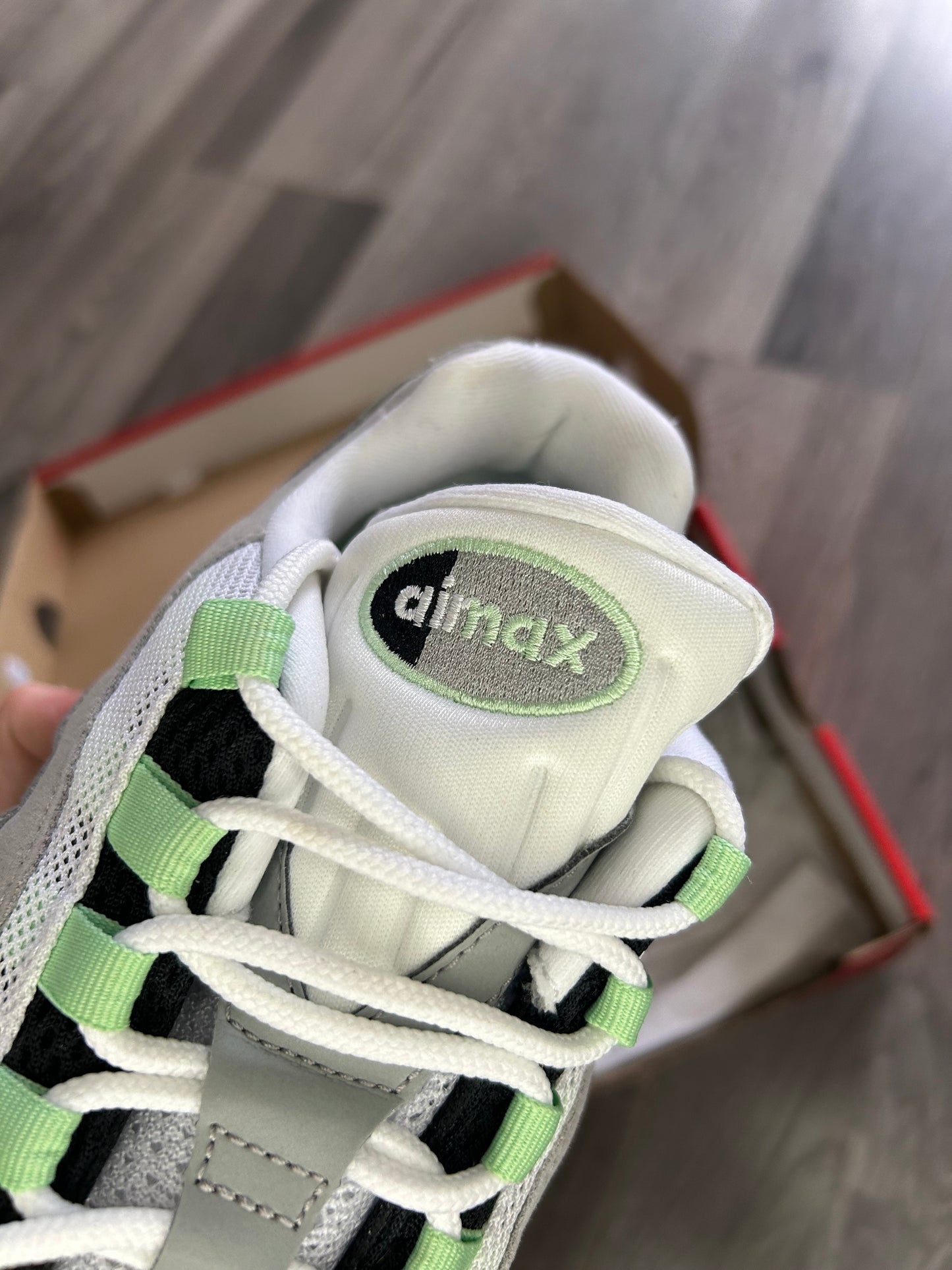Nike Airmax 95 fresh mint big bubble uk 7 used