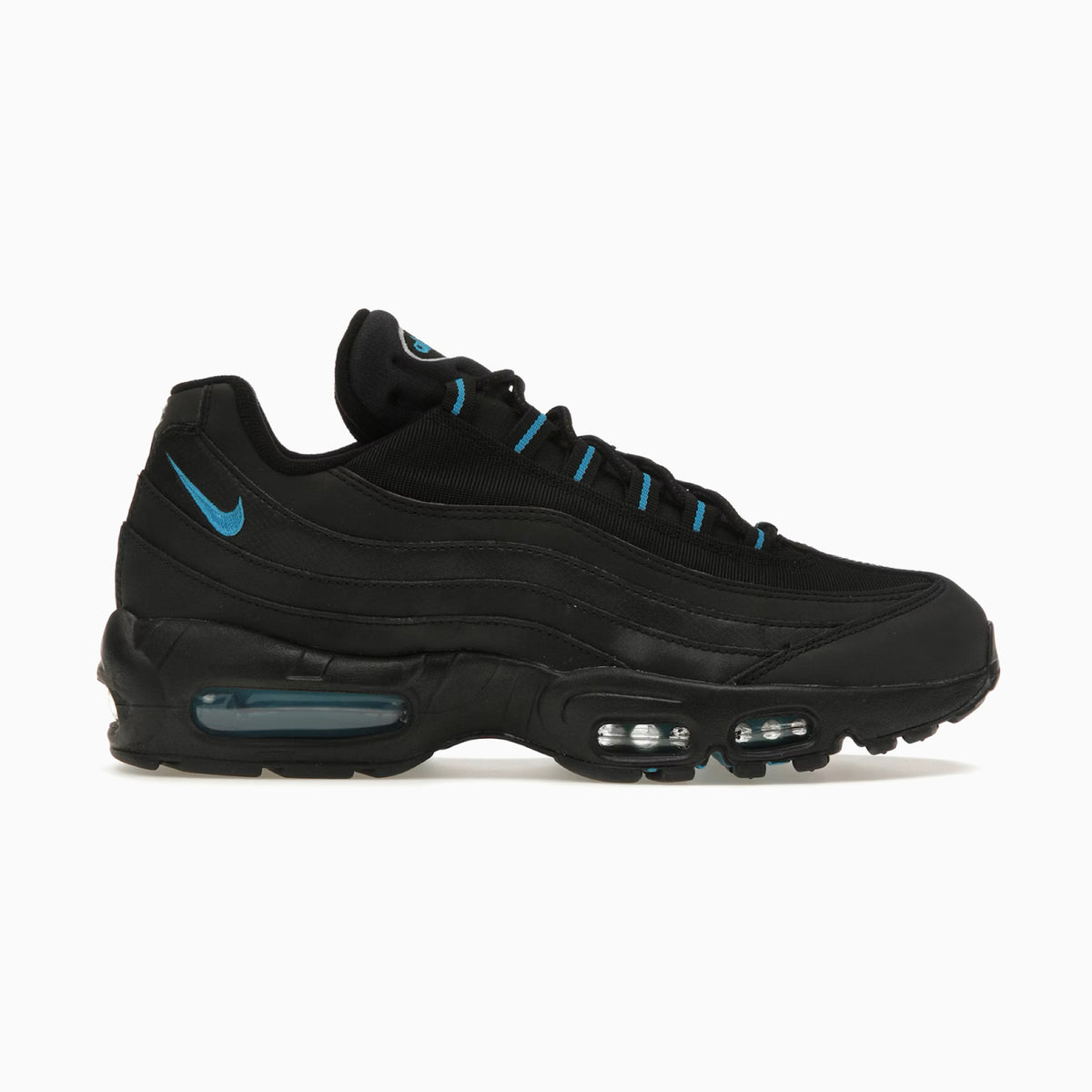 Nike Airmax 95 black laser blue uk 7 used