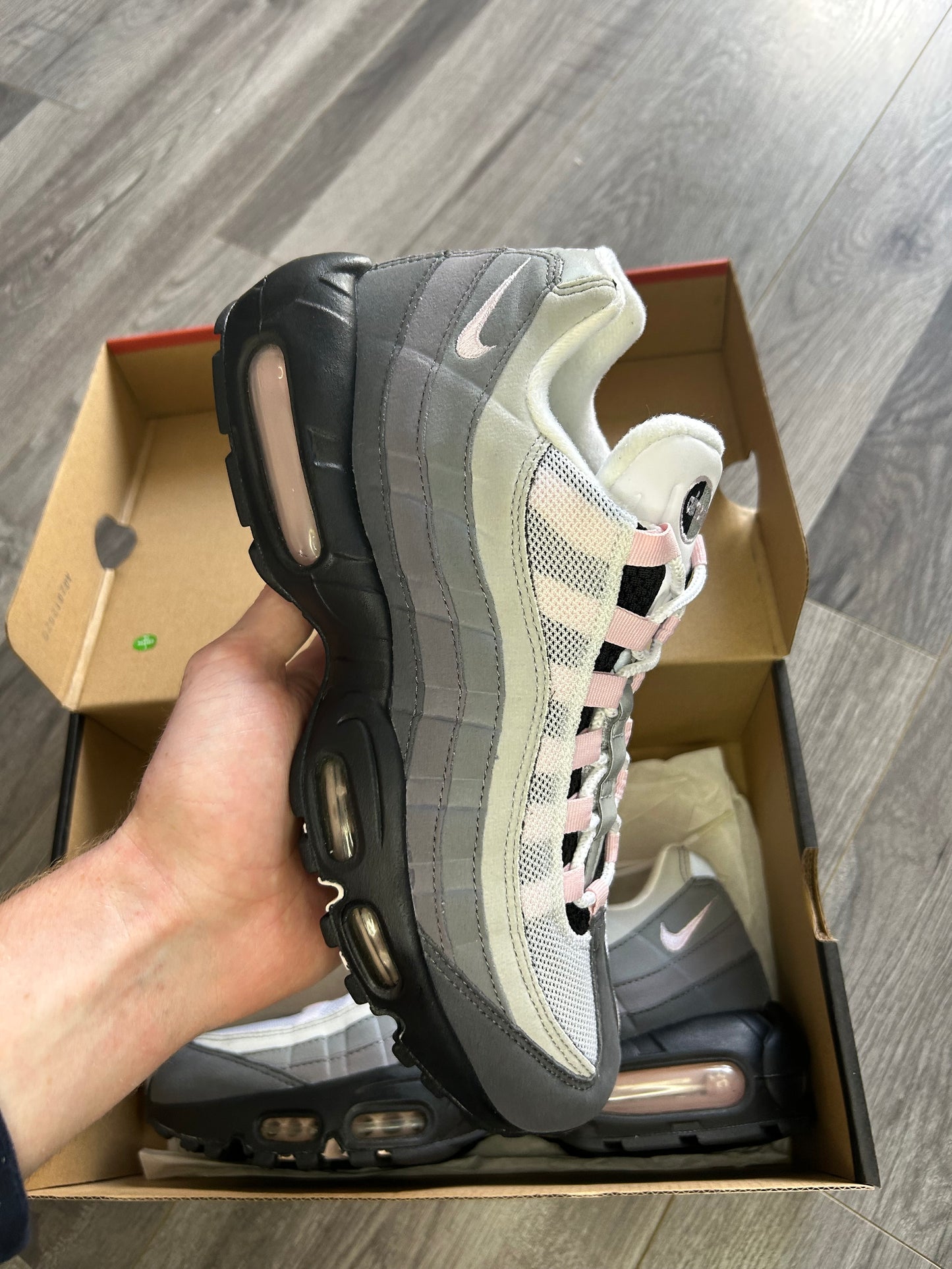 Nike airmax 95 pink foam 2019 uk 7.5 brand new