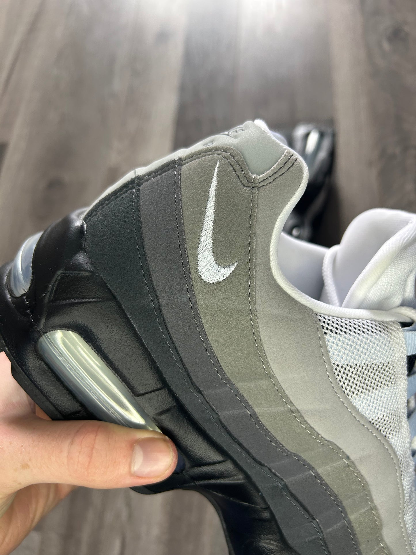 Nike Airmax 95 blue tint big bubble uk 11 tried on