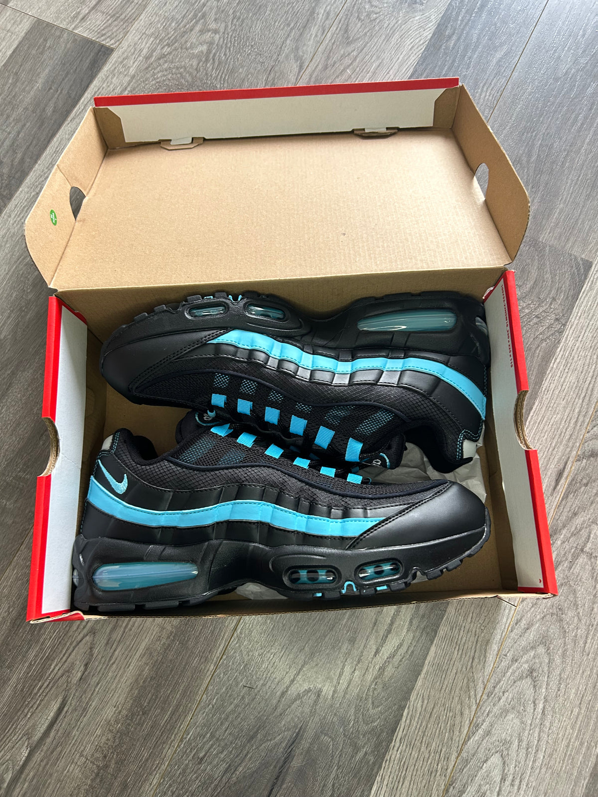 Nike Airmax 95 Baltic blue black uk 10.5 unworn