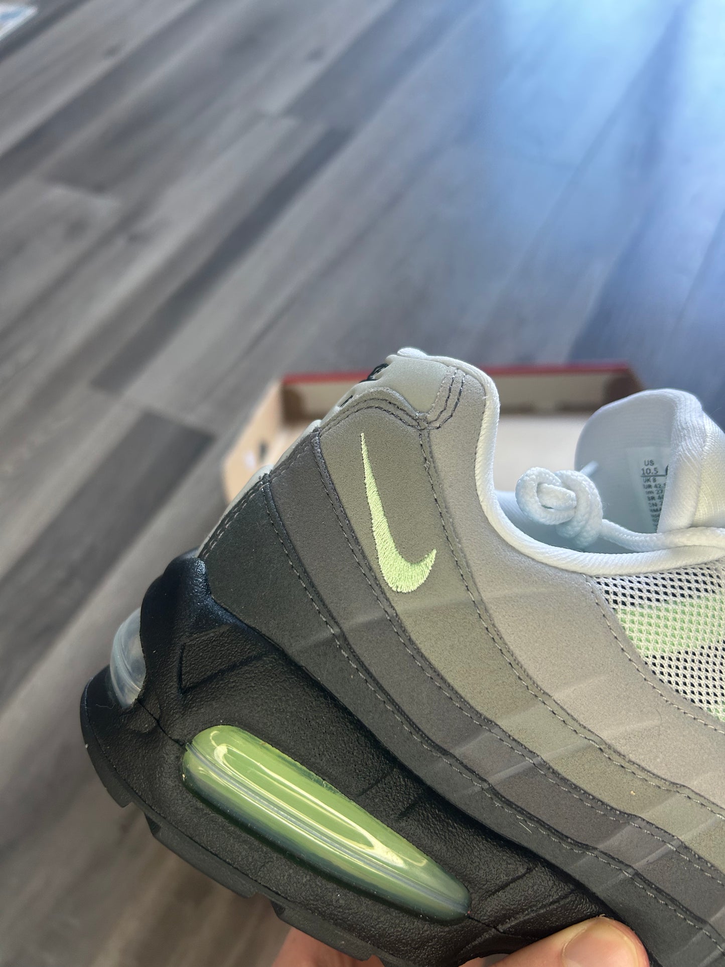 Nike Airmax 95 fresh mint big bubble uk 8 brand new