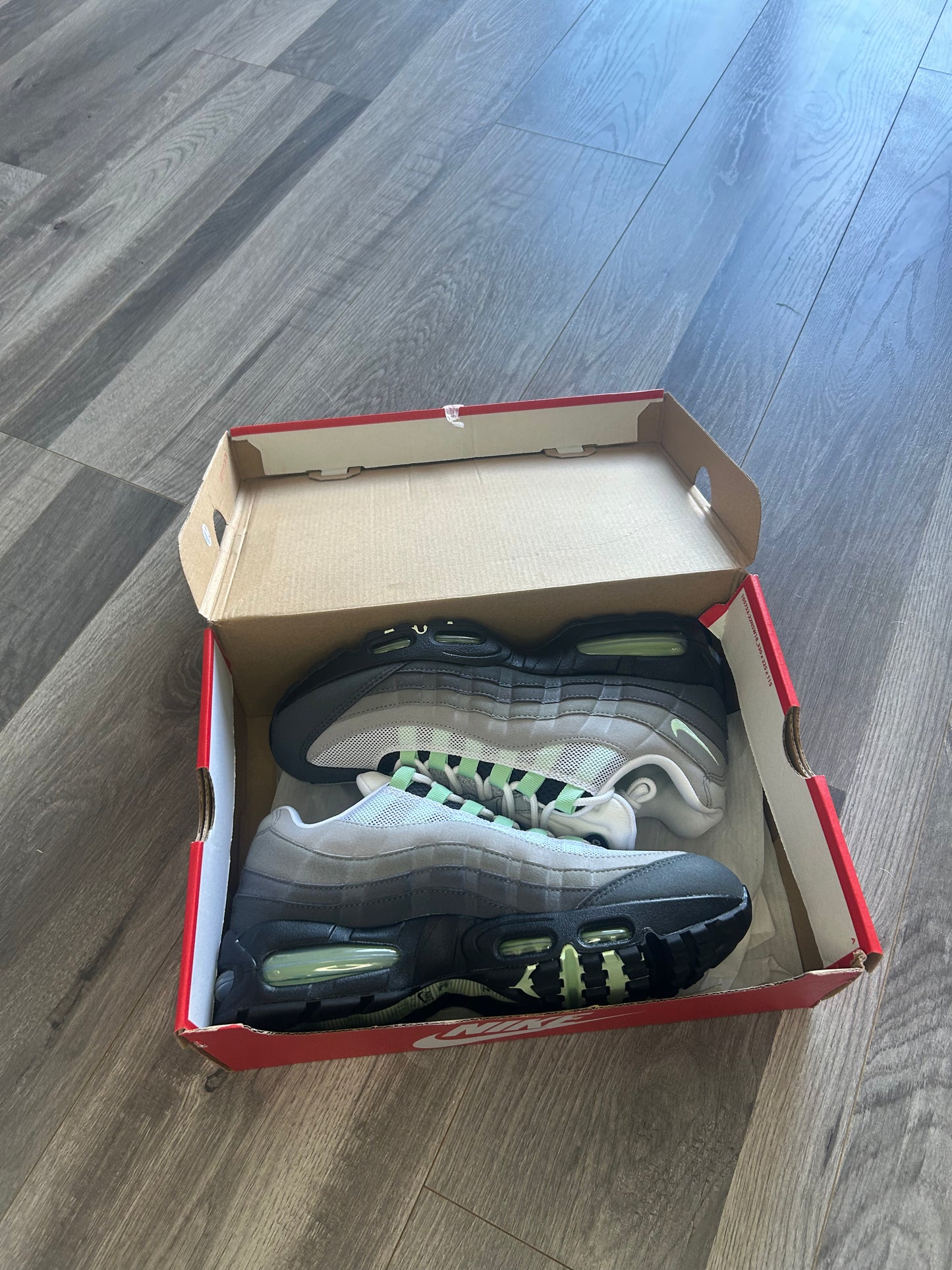 Nike Airmax 95 fresh mint big bubble uk 8 brand new